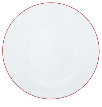 Buffet plate vermilion - Raynaud